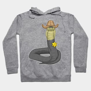 Snake Sheriff Cowboy hat Hoodie